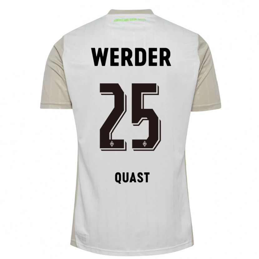 Danxen Pánské Soenke Quast #25 Bílá Černá Daleko Hráčské Dresy 2025/26 Dres
