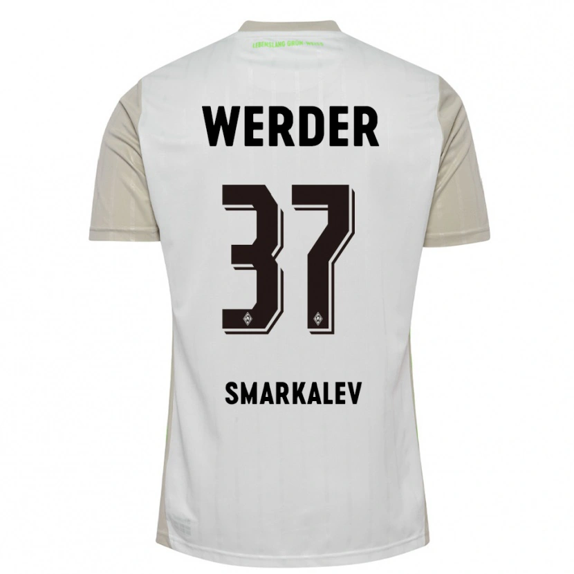 Danxen Pánské Stefan Smarkalev #37 Bílá Černá Daleko Hráčské Dresy 2025/26 Dres