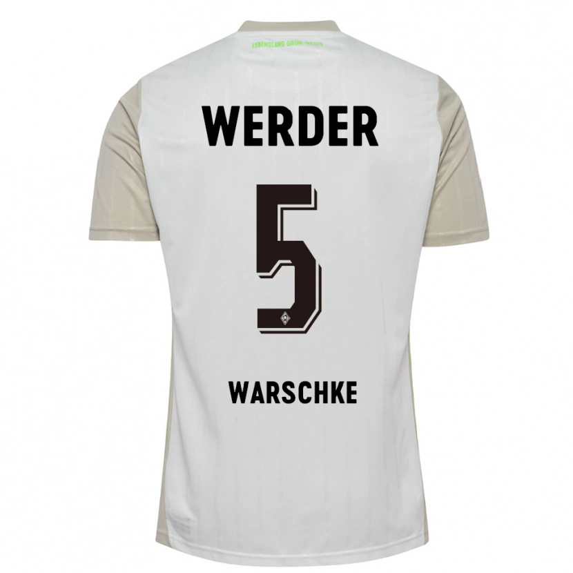 Danxen Pánské Bennett Warschke #5 Bílá Černá Daleko Hráčské Dresy 2025/26 Dres