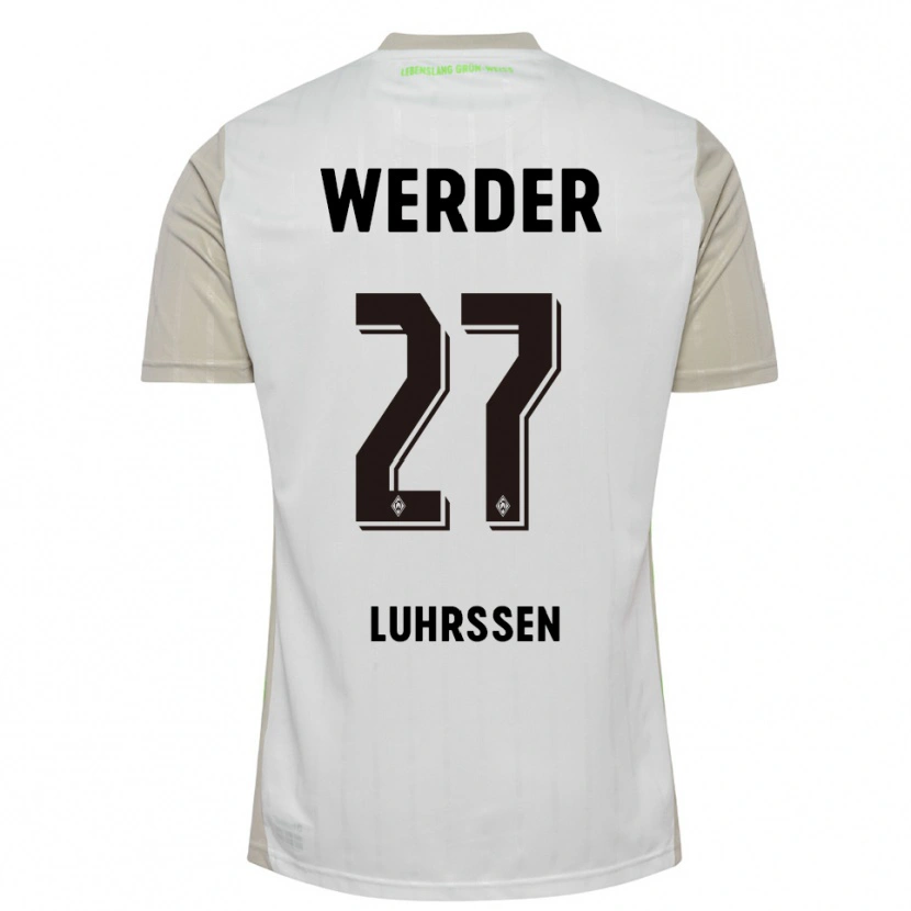 Danxen Pánské Nina Luhrssen #27 Bílá Černá Daleko Hráčské Dresy 2025/26 Dres