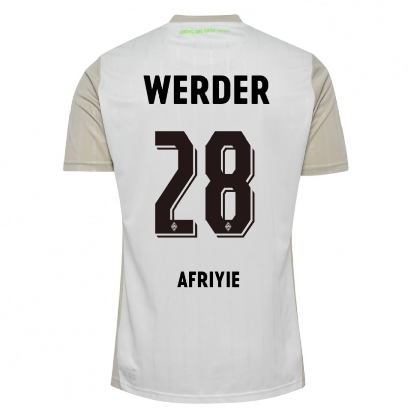 Danxen Pánské Neal Afriyie #28 Bílá Černá Daleko Hráčské Dresy 2025/26 Dres