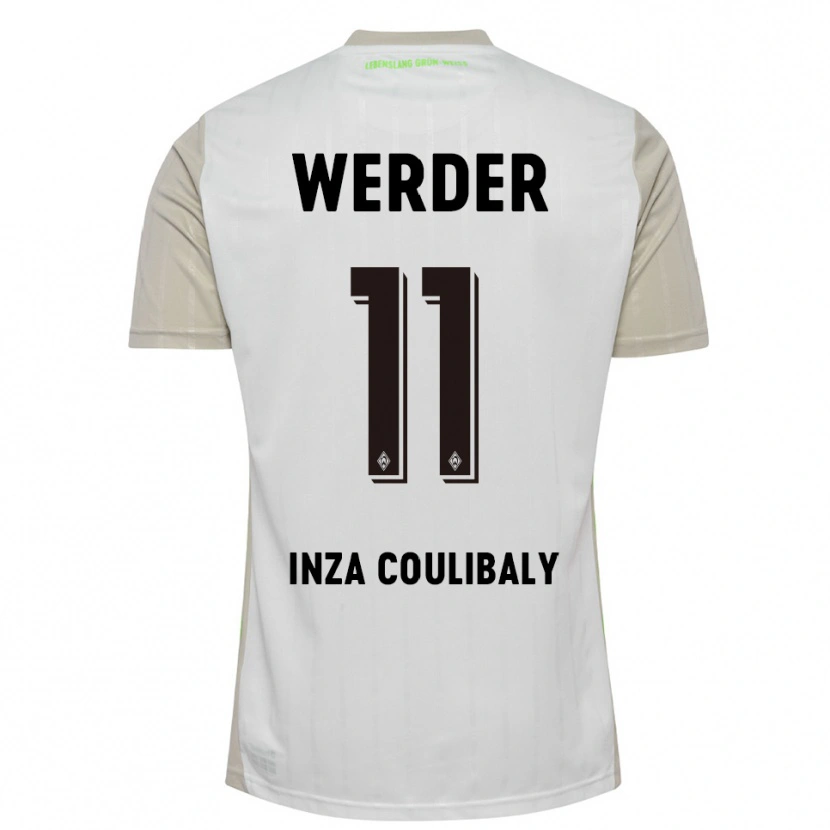 Danxen Pánské Ben Inza Coulibaly #11 Bílá Černá Daleko Hráčské Dresy 2025/26 Dres