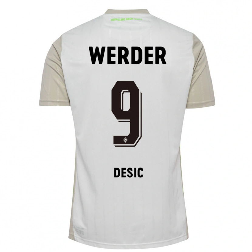 Danxen Pánské Medina Desic #9 Bílá Černá Daleko Hráčské Dresy 2025/26 Dres