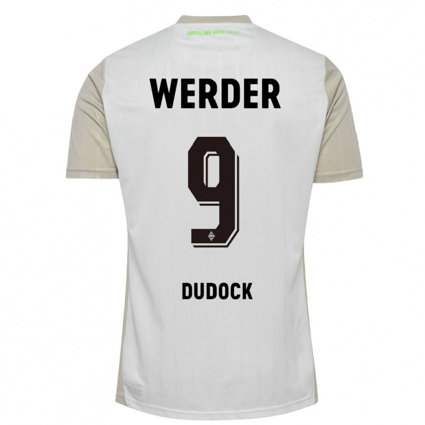 Danxen Pánské Joshua Dudock #9 Bílá Černá Daleko Hráčské Dresy 2025/26 Dres