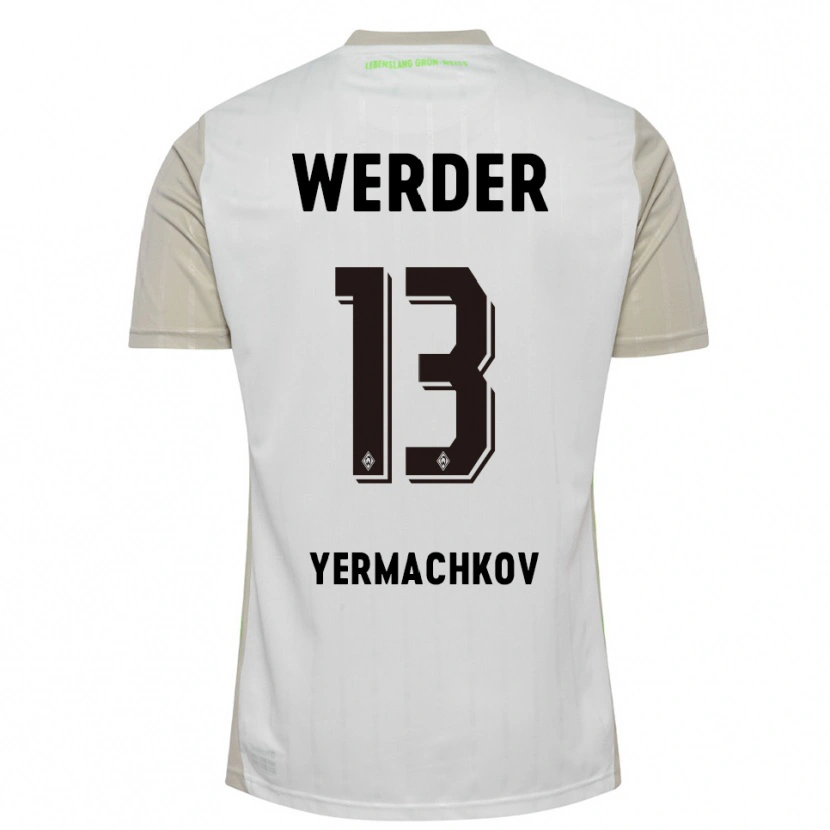 Danxen Pánské Ivan Yermachkov #13 Bílá Černá Daleko Hráčské Dresy 2025/26 Dres