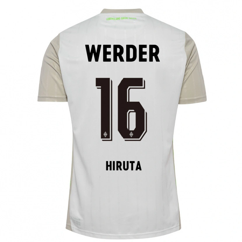 Danxen Pánské Ikumi Hiruta #16 Bílá Černá Daleko Hráčské Dresy 2025/26 Dres