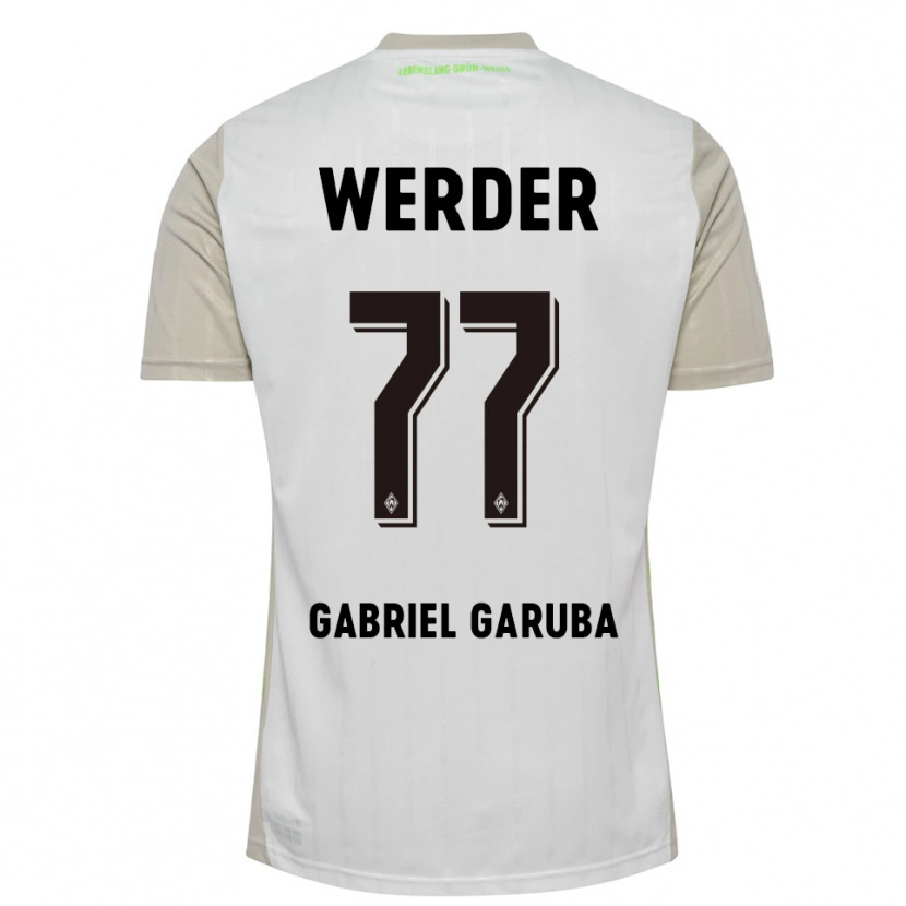 Danxen Pánské Najib Gabriel Garuba #77 Bílá Černá Daleko Hráčské Dresy 2025/26 Dres