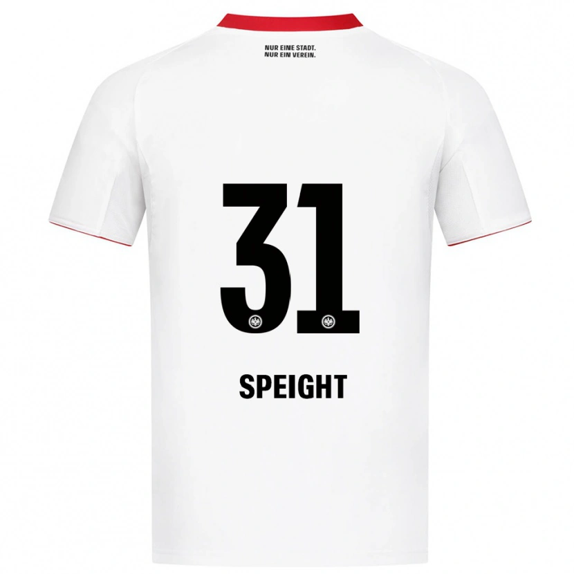 Danxen Pánské Benjamin Speight #31 Bílá Červená Daleko Hráčské Dresy 2025/26 Dres