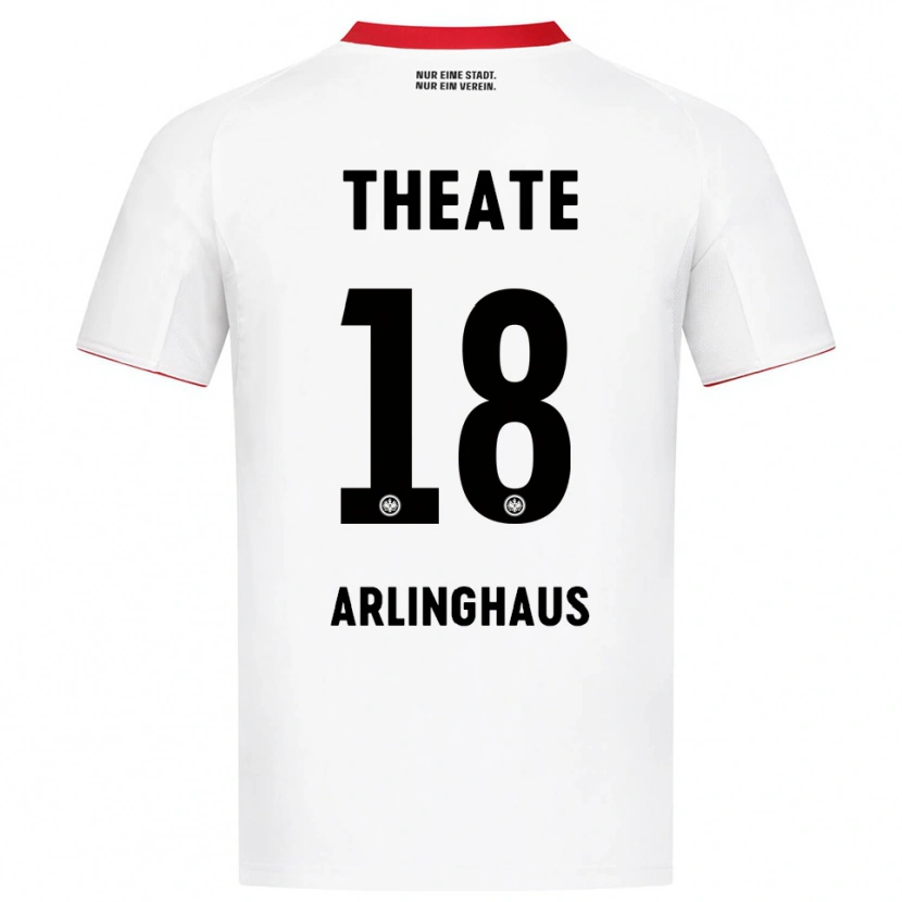 Danxen Pánské Maximilian Arlinghaus #18 Bílá Červená Daleko Hráčské Dresy 2025/26 Dres