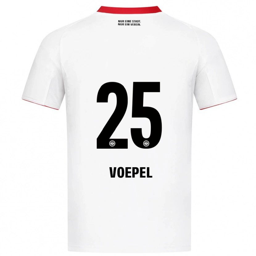 Danxen Pánské Lukas Voepel #25 Bílá Červená Daleko Hráčské Dresy 2025/26 Dres