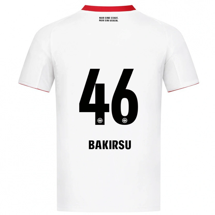 Danxen Pánské Hüseyin Bakirsu #46 Bílá Červená Daleko Hráčské Dresy 2025/26 Dres