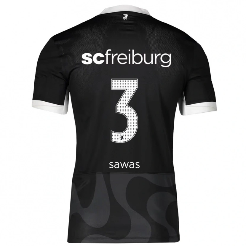 Danxen Pánské Leon Sawas #3 Černá Bílá Daleko Hráčské Dresy 2025/26 Dres