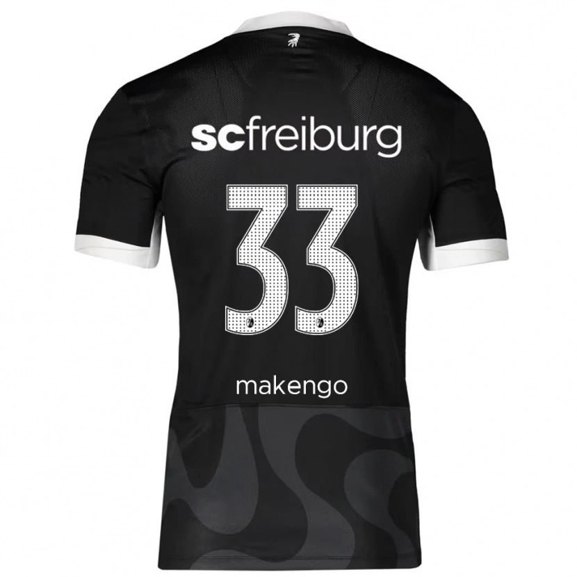 Danxen Pánské Jordy Makengo #33 Černá Bílá Daleko Hráčské Dresy 2025/26 Dres