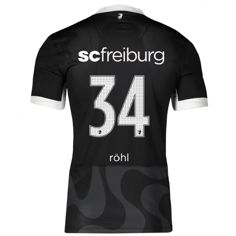 Danxen Pánské Merlin Röhl #34 Černá Bílá Daleko Hráčské Dresy 2025/26 Dres