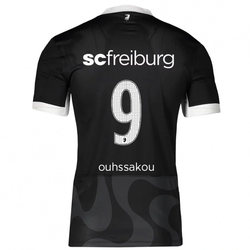 Danxen Pánské Essad Ouhssakou #9 Černá Bílá Daleko Hráčské Dresy 2025/26 Dres