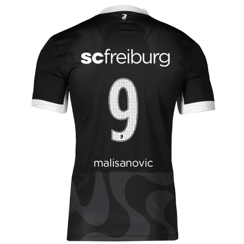 Danxen Pánské Darko Malisanovic #9 Černá Bílá Daleko Hráčské Dresy 2025/26 Dres
