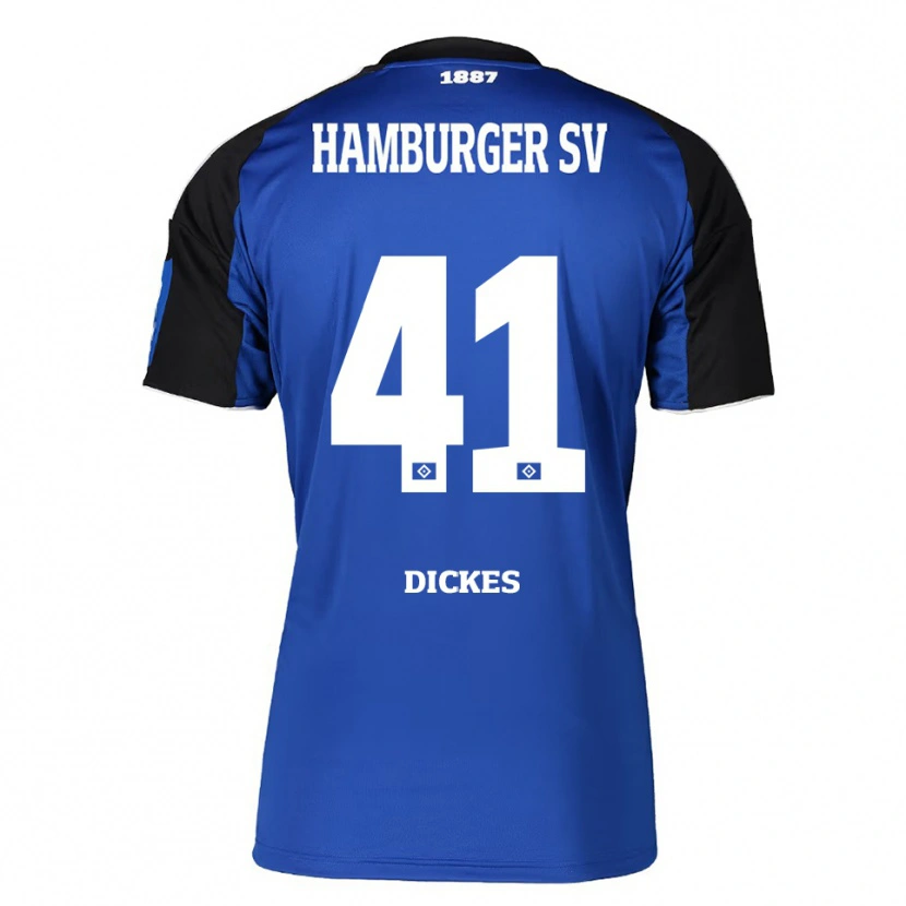 Danxen Pánské Fernando Dickes #41 Modrá Černá Daleko Hráčské Dresy 2025/26 Dres