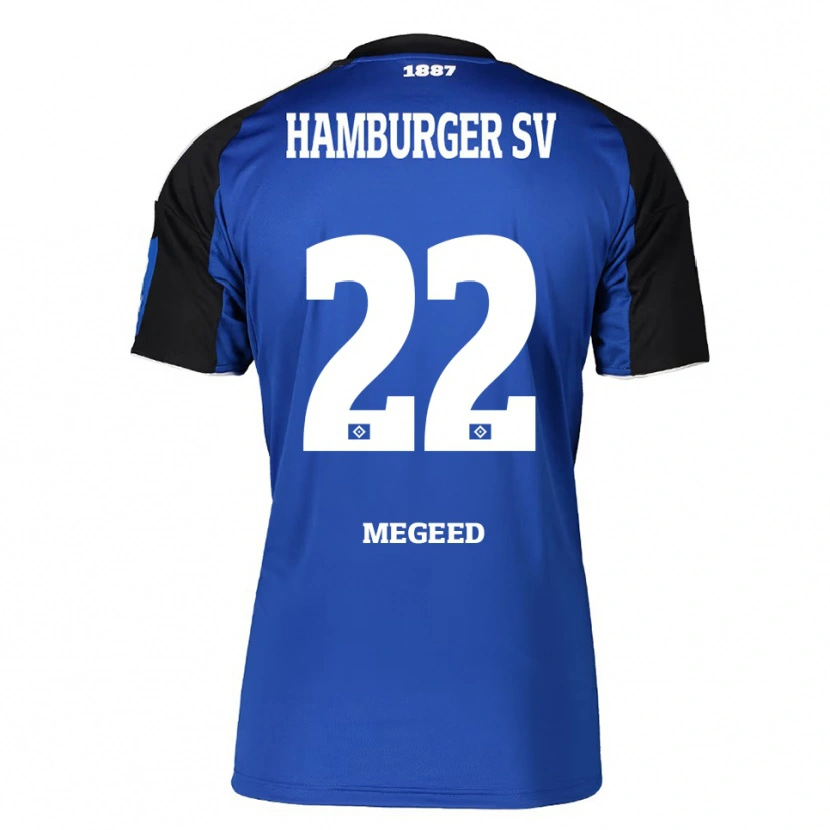Danxen Pánské Omar Megeed #22 Modrá Černá Daleko Hráčské Dresy 2025/26 Dres