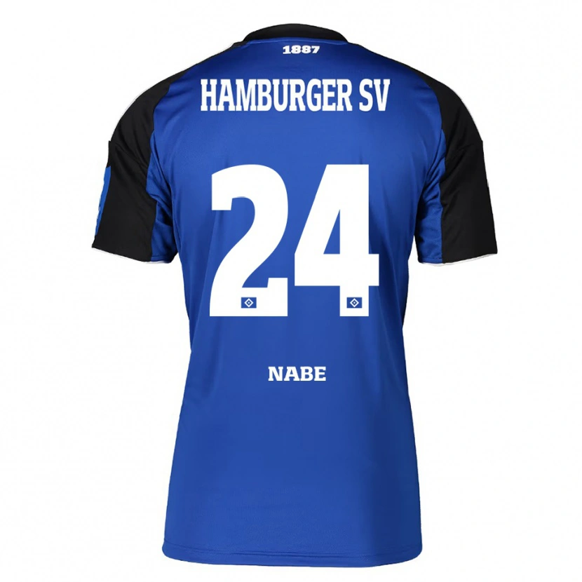 Danxen Pánské Jamal Nabe #24 Modrá Černá Daleko Hráčské Dresy 2025/26 Dres