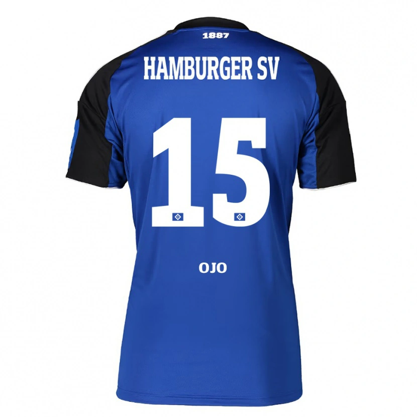 Danxen Pánské Kelvin Ojo #15 Modrá Černá Daleko Hráčské Dresy 2025/26 Dres