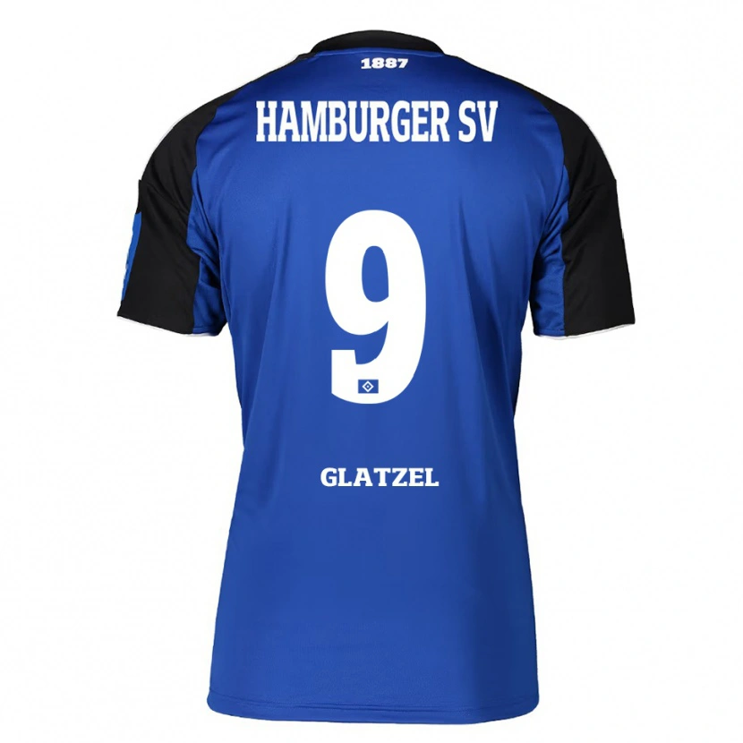 Danxen Pánské Robert Glatzel #9 Modrá Černá Daleko Hráčské Dresy 2025/26 Dres