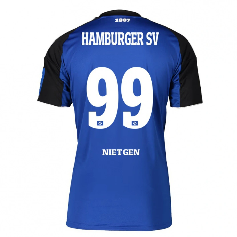 Danxen Pánské Marvin Nietgen #99 Modrá Černá Daleko Hráčské Dresy 2025/26 Dres