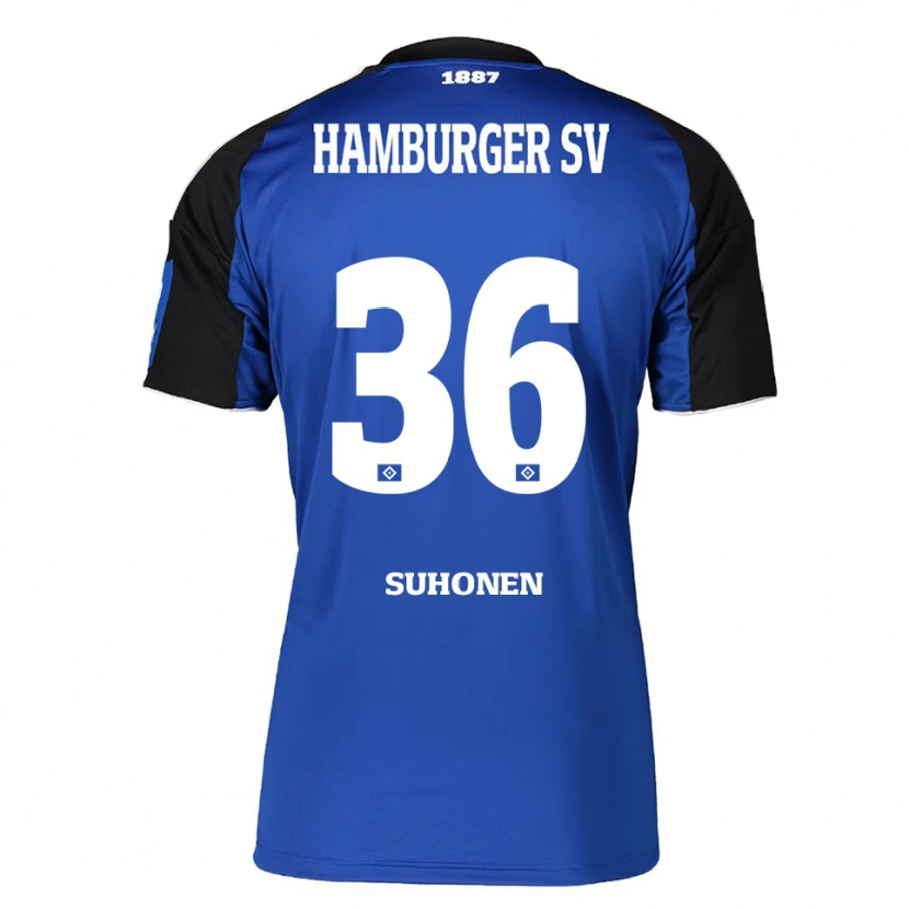 Danxen Pánské Anssi Suhonen #36 Modrá Černá Daleko Hráčské Dresy 2025/26 Dres