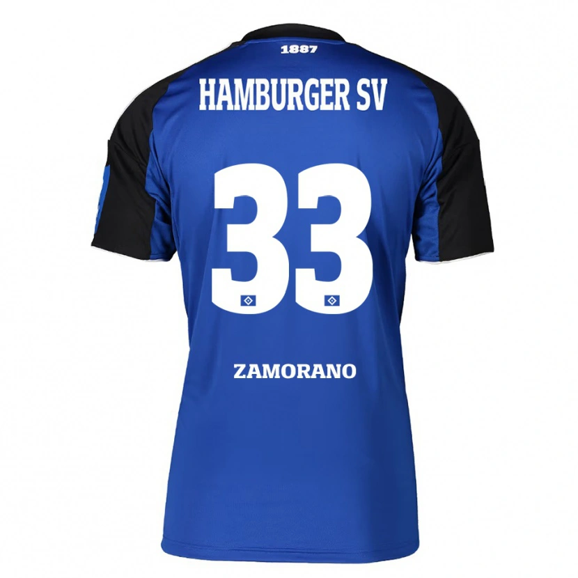 Danxen Pánské Jolina Zamorano #33 Modrá Černá Daleko Hráčské Dresy 2025/26 Dres