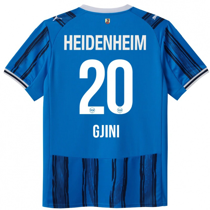Danxen Pánské Leonard Gjini #20 Modrá Námořnická Modř Daleko Hráčské Dresy 2025/26 Dres