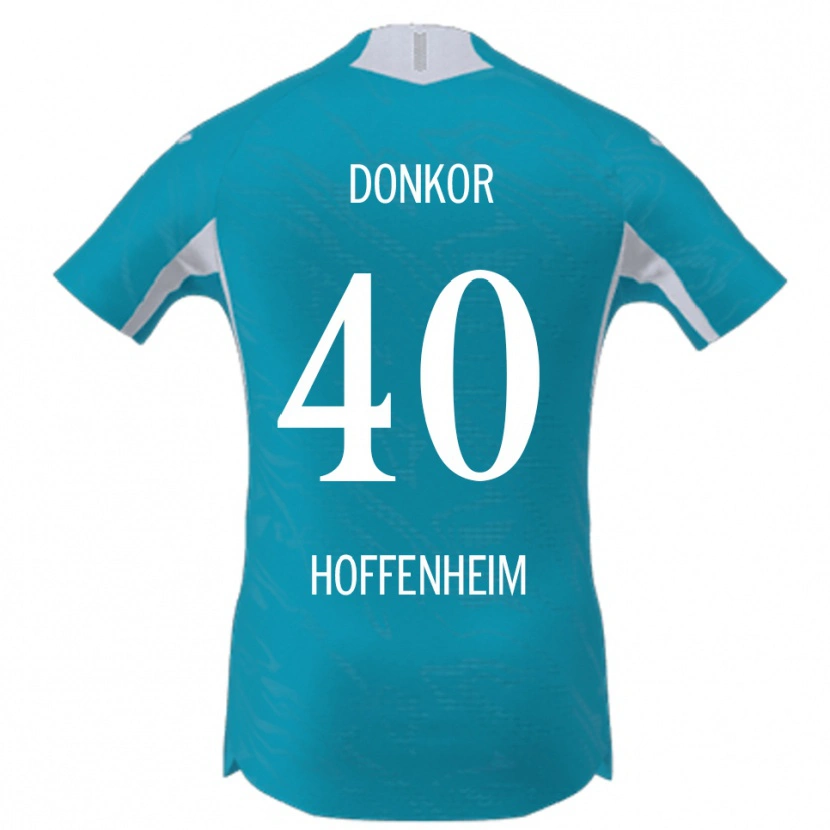 Danxen Pánské Denis Donkor #40 Nebesky Modrá Daleko Hráčské Dresy 2025/26 Dres