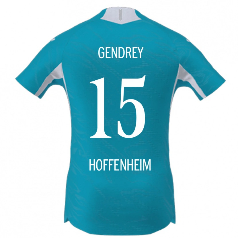 Danxen Pánské Valentin Gendrey #15 Nebesky Modrá Daleko Hráčské Dresy 2025/26 Dres