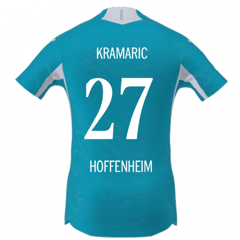 Danxen Pánské Andrej Kramaric #27 Nebesky Modrá Daleko Hráčské Dresy 2025/26 Dres