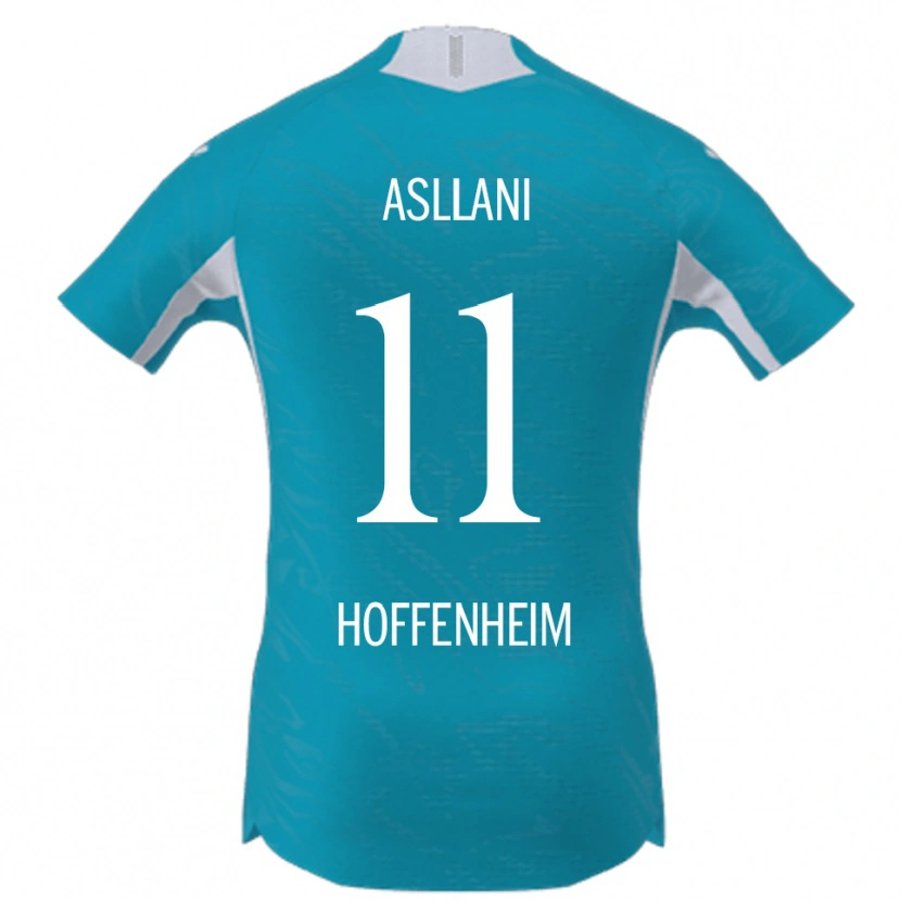 Danxen Pánské Fisnik Asllani #11 Nebesky Modrá Daleko Hráčské Dresy 2025/26 Dres