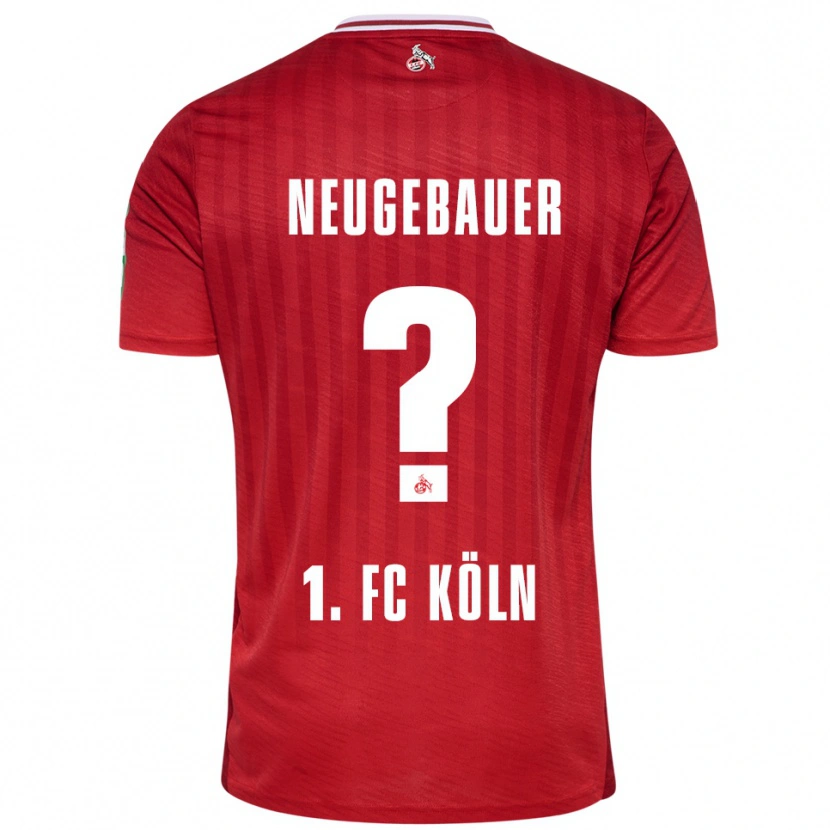 Danxen Pánské Simon Neugebauer #0 Červená Bílá Daleko Hráčské Dresy 2025/26 Dres