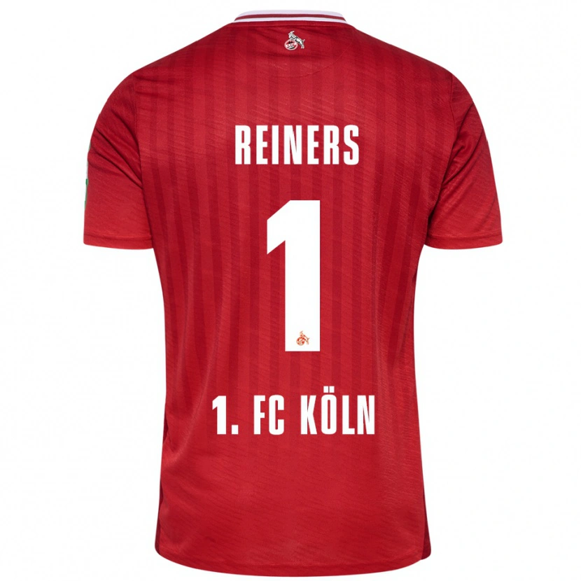 Danxen Pánské Leonard Reiners #1 Červená Bílá Daleko Hráčské Dresy 2025/26 Dres