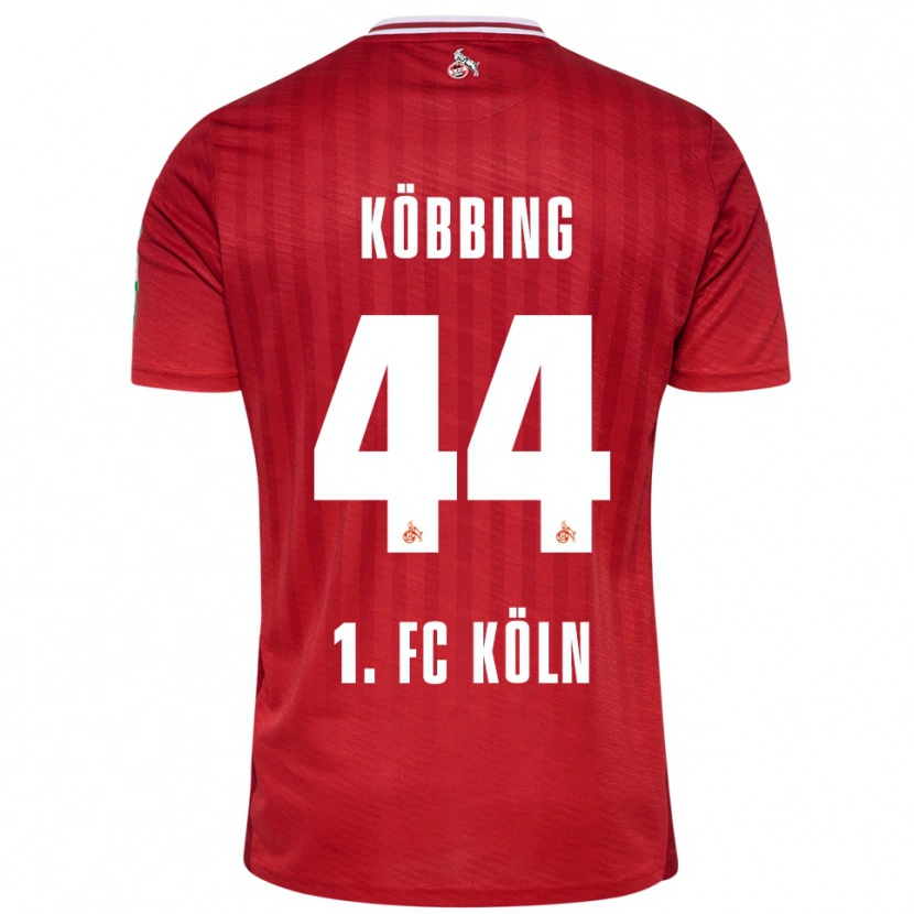 Danxen Pánské Matthias Köbbing #44 Červená Bílá Daleko Hráčské Dresy 2025/26 Dres