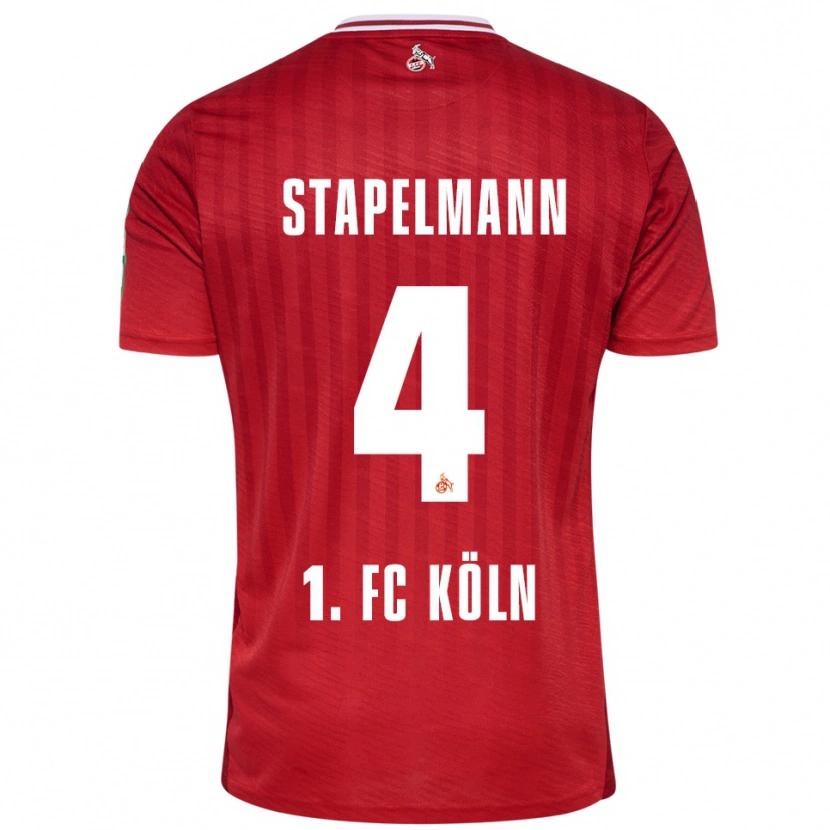 Danxen Pánské Luis Stapelmann #4 Červená Bílá Daleko Hráčské Dresy 2025/26 Dres