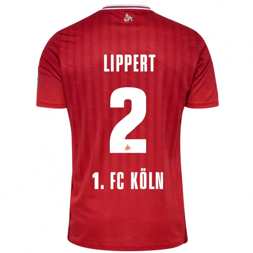 Danxen Pánské Max Lippert #2 Červená Bílá Daleko Hráčské Dresy 2025/26 Dres