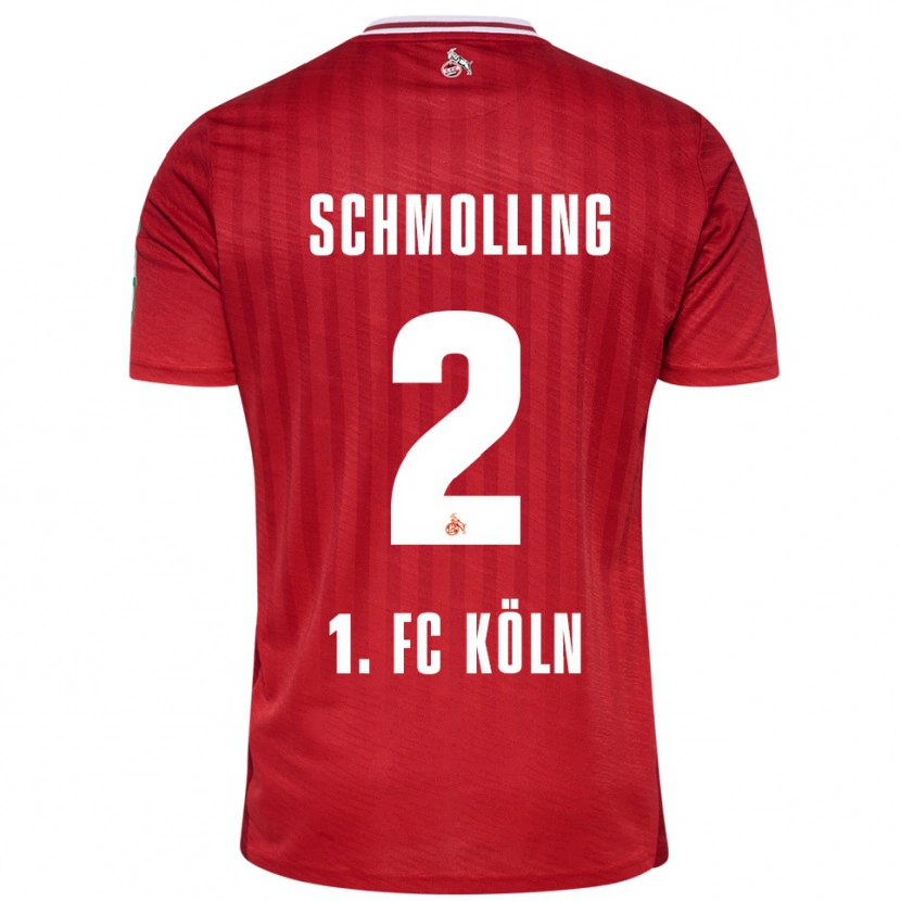 Danxen Pánské Viktor Schmolling #2 Červená Bílá Daleko Hráčské Dresy 2025/26 Dres
