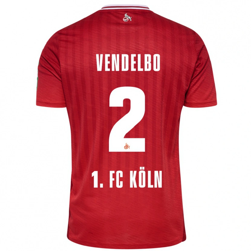 Danxen Pánské Sofie Vendelbo #2 Červená Bílá Daleko Hráčské Dresy 2025/26 Dres
