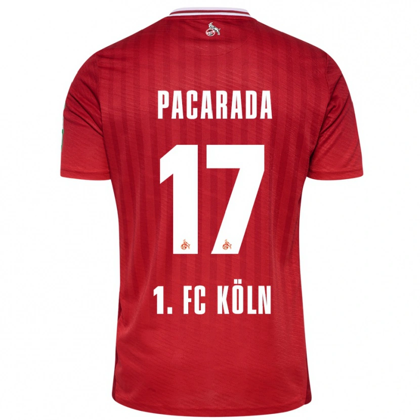 Danxen Pánské Leart Paçarada #17 Červená Bílá Daleko Hráčské Dresy 2025/26 Dres