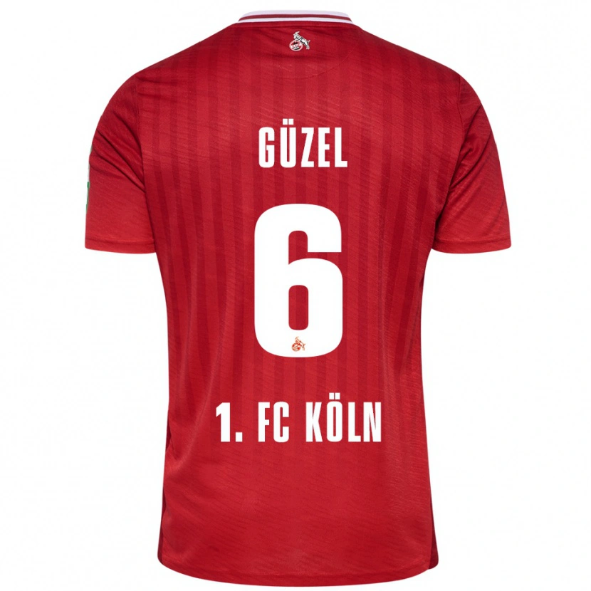 Danxen Pánské Arian Güzel #6 Červená Bílá Daleko Hráčské Dresy 2025/26 Dres