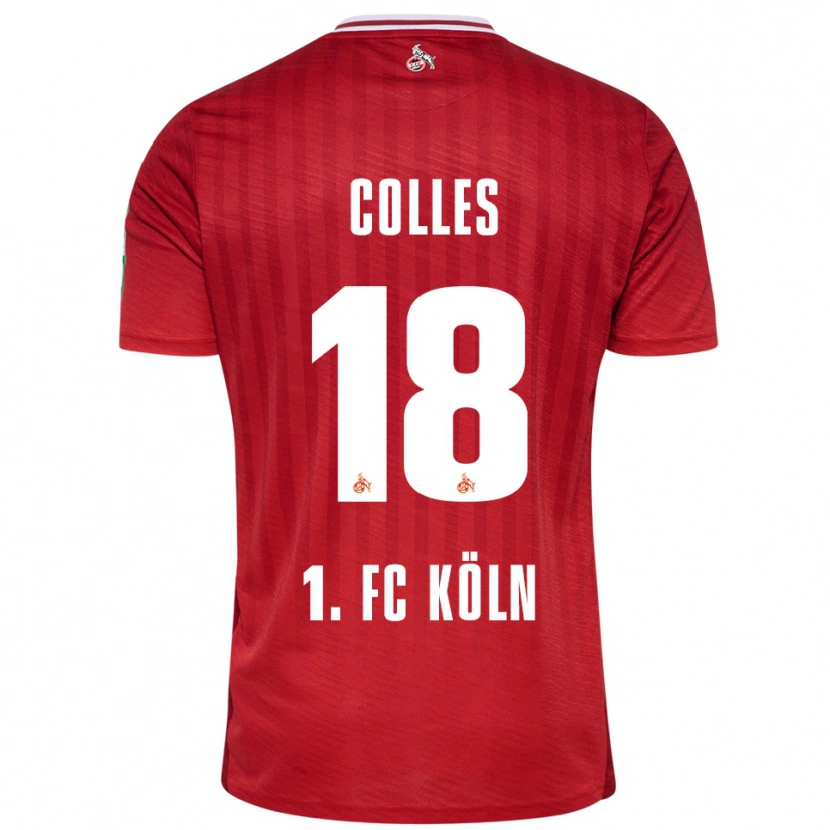 Danxen Pánské Jan Colles #18 Červená Bílá Daleko Hráčské Dresy 2025/26 Dres