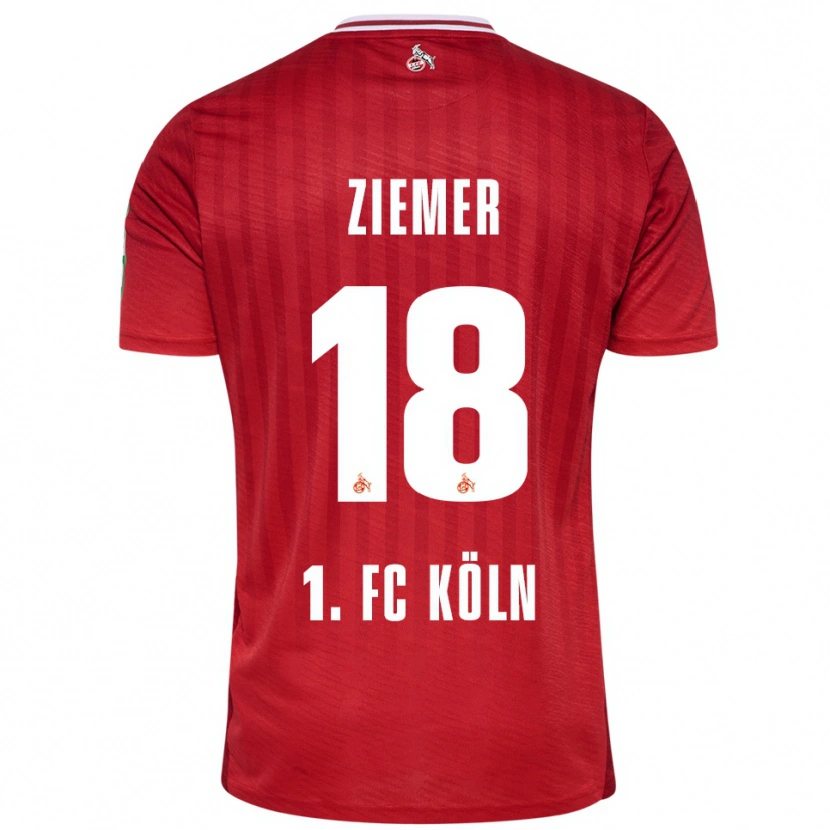 Danxen Pánské Taylor Ziemer #18 Červená Bílá Daleko Hráčské Dresy 2025/26 Dres