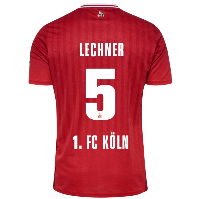 Danxen Pánské Luca Lechner #5 Červená Bílá Daleko Hráčské Dresy 2025/26 Dres