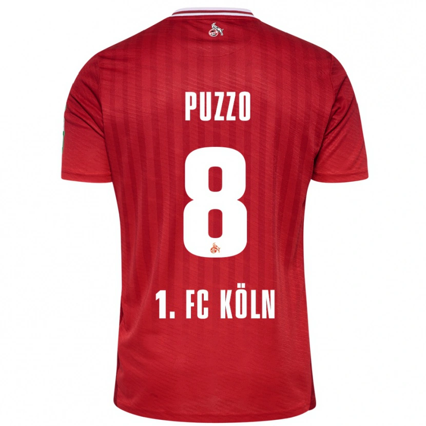 Danxen Pánské Alessandro Puzzo #8 Červená Bílá Daleko Hráčské Dresy 2025/26 Dres
