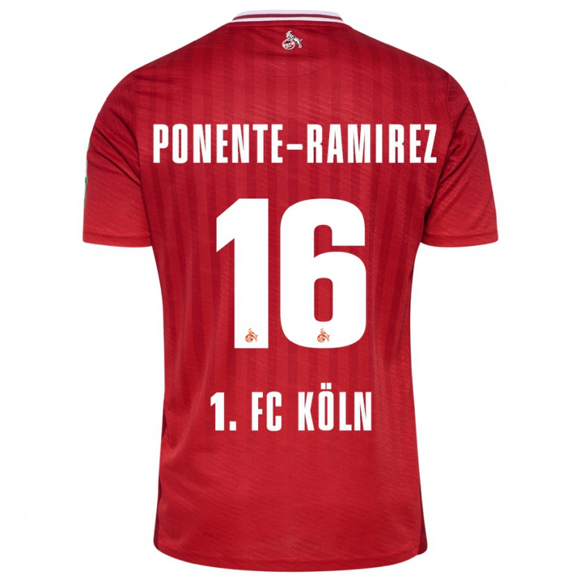 Danxen Pánské Jason Ponente-Ramirez #16 Červená Bílá Daleko Hráčské Dresy 2025/26 Dres