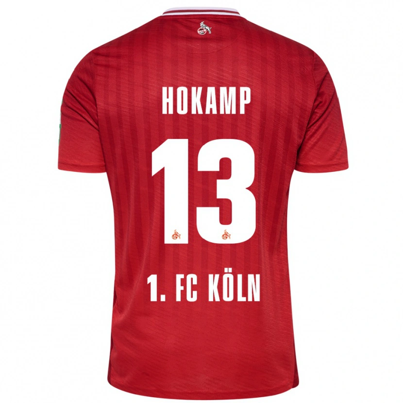 Danxen Pánské Merle Hokamp #13 Červená Bílá Daleko Hráčské Dresy 2025/26 Dres