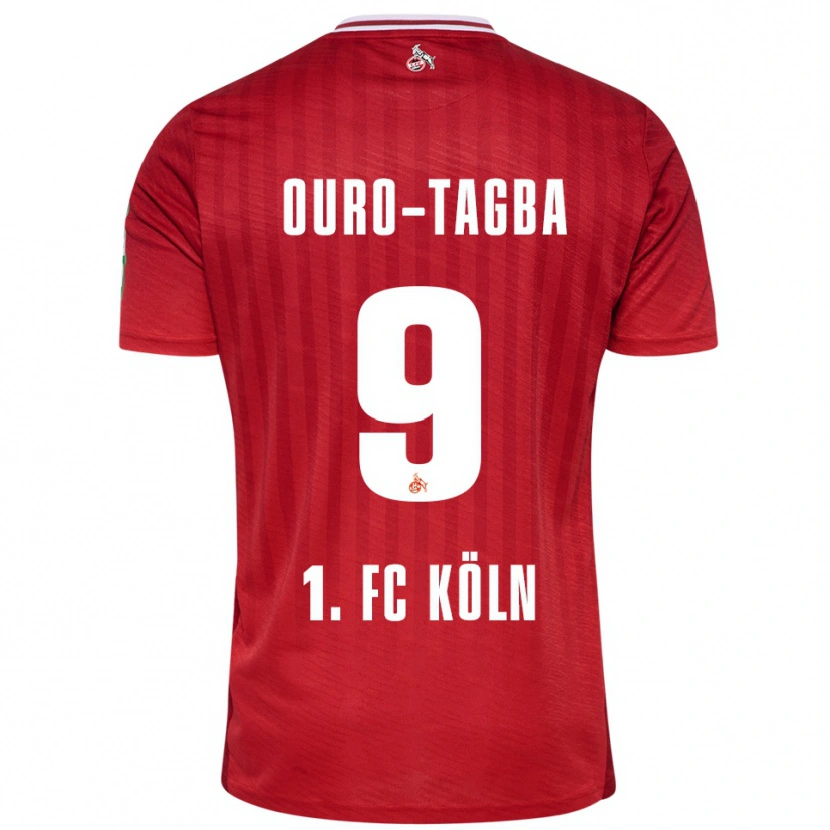Danxen Pánské Mansour Ouro-Tagba #9 Červená Bílá Daleko Hráčské Dresy 2025/26 Dres