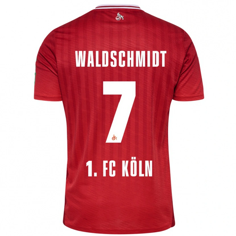 Danxen Pánské Luca Waldschmidt #7 Červená Bílá Daleko Hráčské Dresy 2025/26 Dres